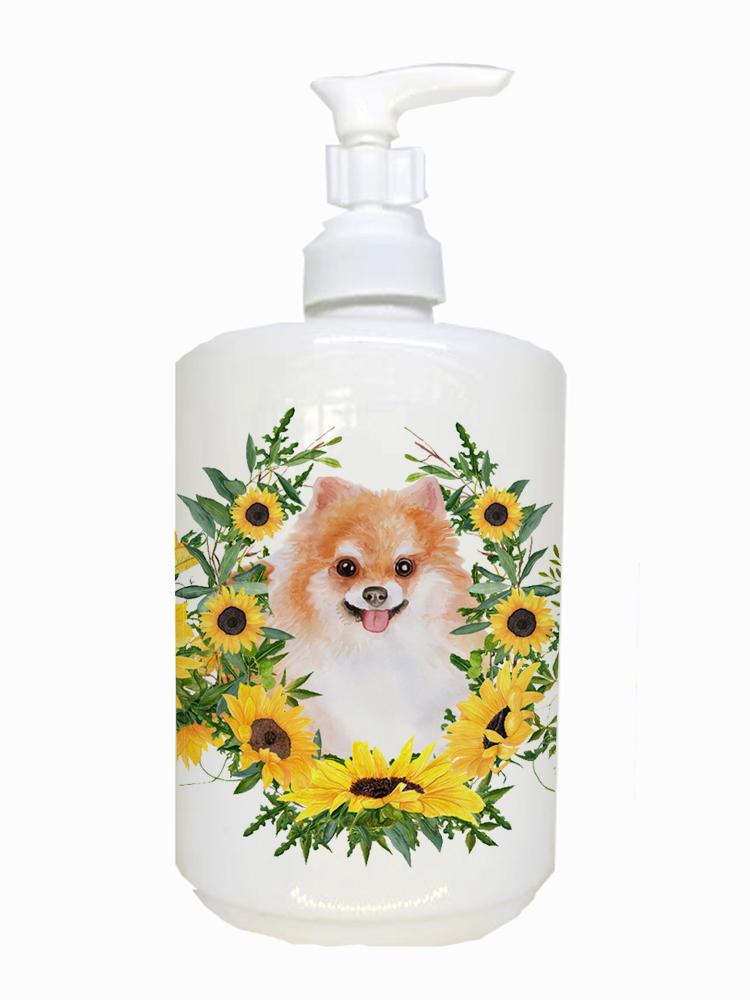 Pomeranian #2 Ceramic Soap Dispenser CK2908SOAP by Caroline&#39;s Treasures