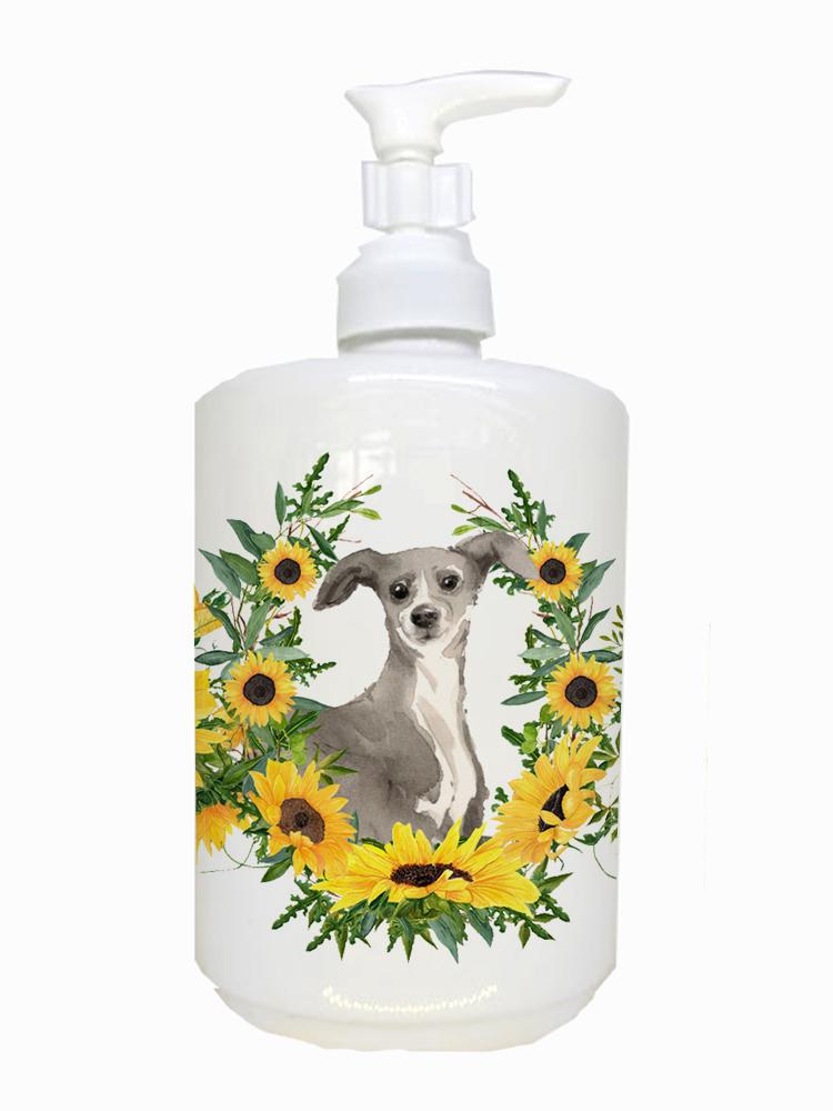 Italian Greyhound Ceramic Soap Dispenser CK2936SOAP by Caroline&#39;s Treasures