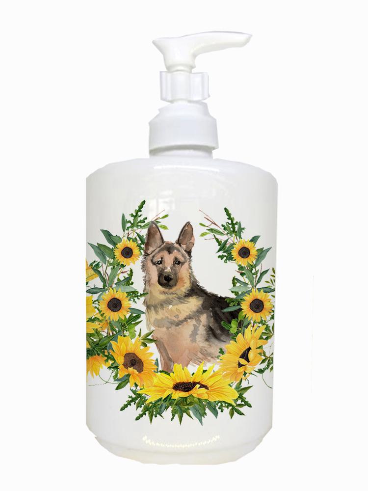 German Shepherd Ceramic Soap Dispenser CK2939SOAP by Caroline's Treasures