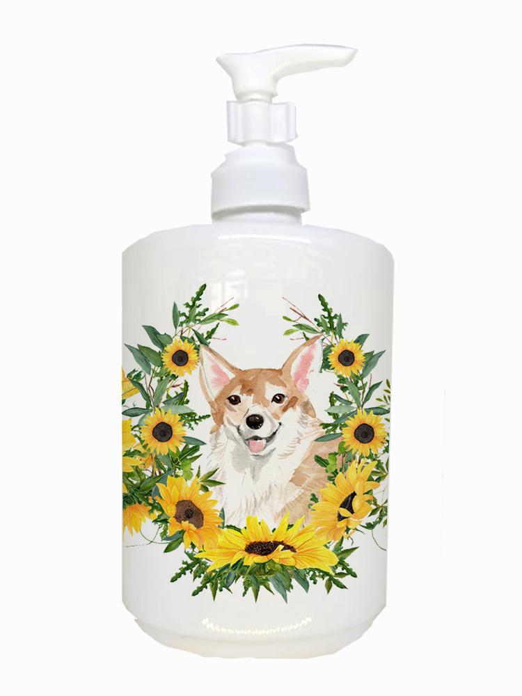 Corgi Ceramic Soap Dispenser CK2943SOAP by Caroline's Treasures