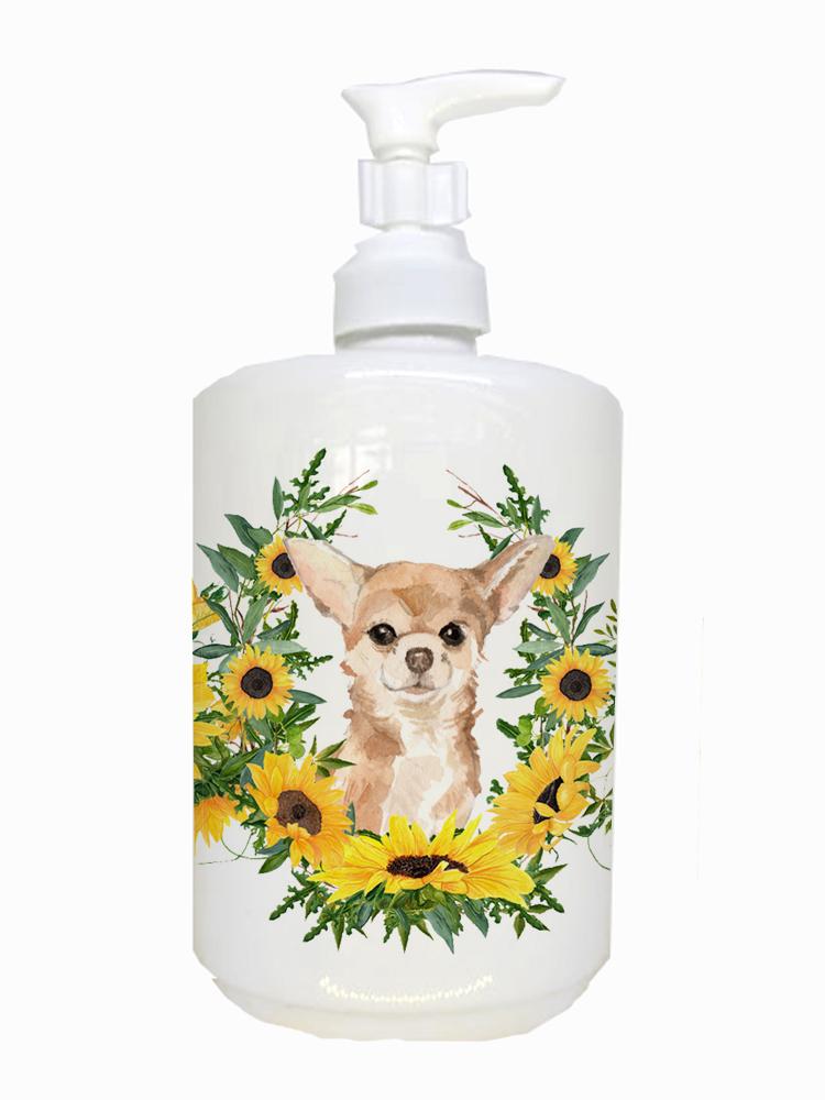 Chihuahua Ceramic Soap Dispenser CK2945SOAP by Caroline's Treasures