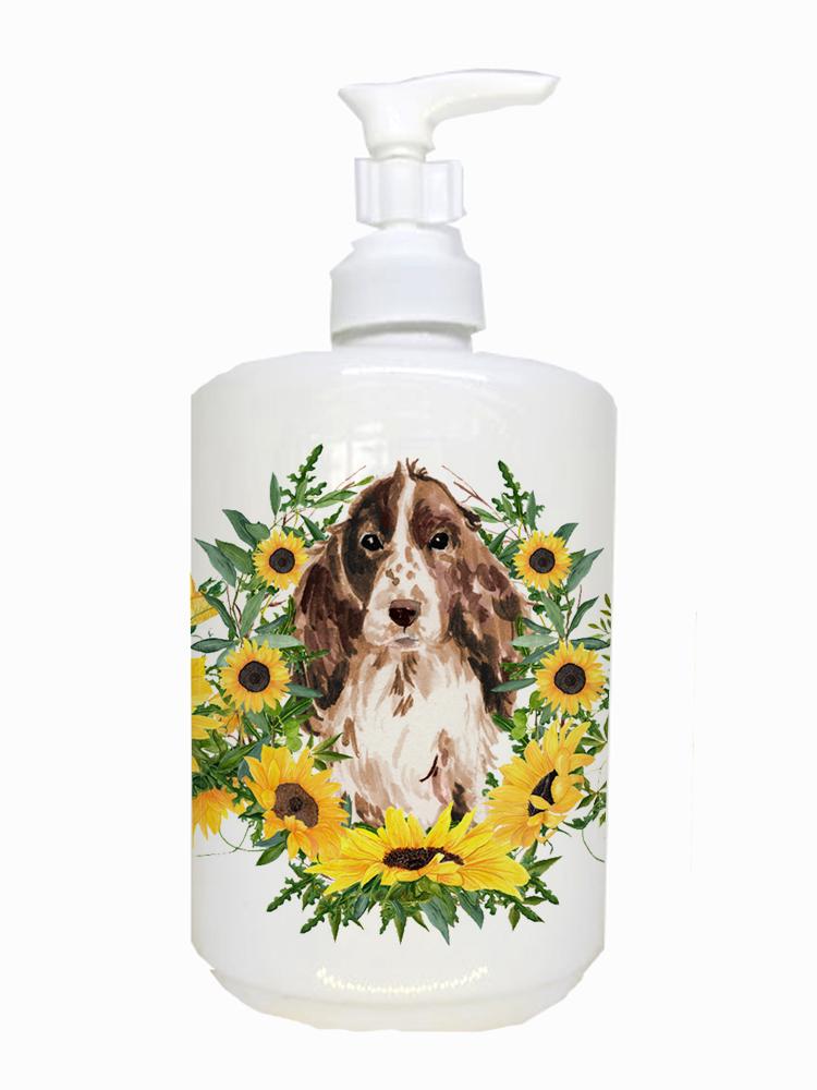 Brown Parti Cocker Spaniel Ceramic Soap Dispenser CK2947SOAP by Caroline's Treasures