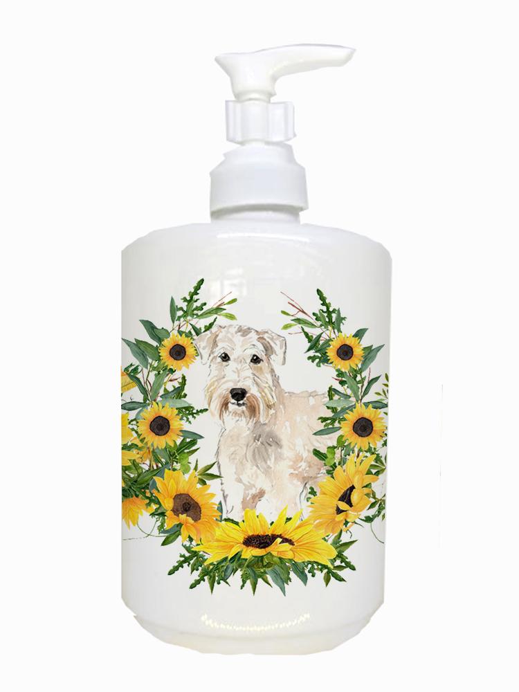 Wheaten Terrier Ceramic Soap Dispenser CK2956SOAP by Caroline's Treasures