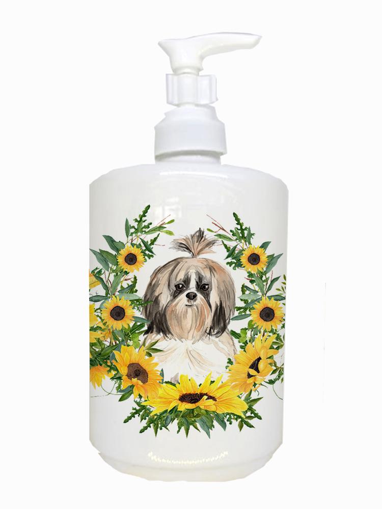 Shih Tzu Ceramic Soap Dispenser CK2961SOAP by Caroline&#39;s Treasures