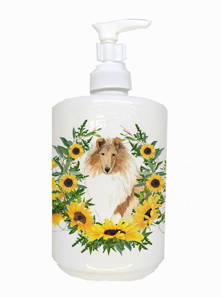 Collie Ceramic Soap Dispenser CK2965SOAP by Caroline's Treasures