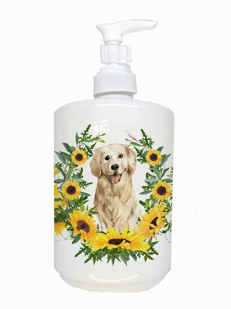 Golden Retriever Ceramic Soap Dispenser CK2976SOAP by Caroline's Treasures