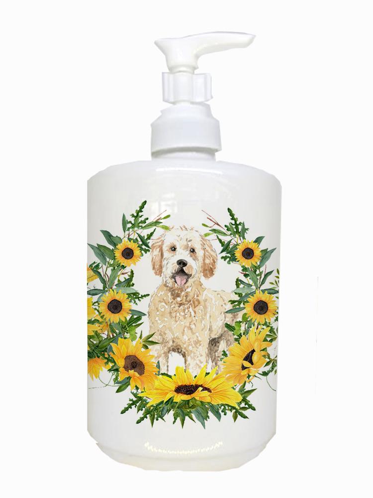 Goldendoodle Ceramic Soap Dispenser CK2977SOAP by Caroline's Treasures