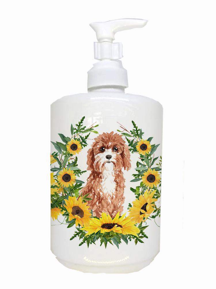 Cavapoo Ceramic Soap Dispenser CK2979SOAP by Caroline's Treasures