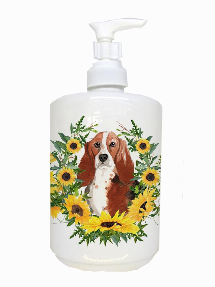 Basset Hound Ceramic Soap Dispenser CK2988SOAP by Caroline&#39;s Treasures