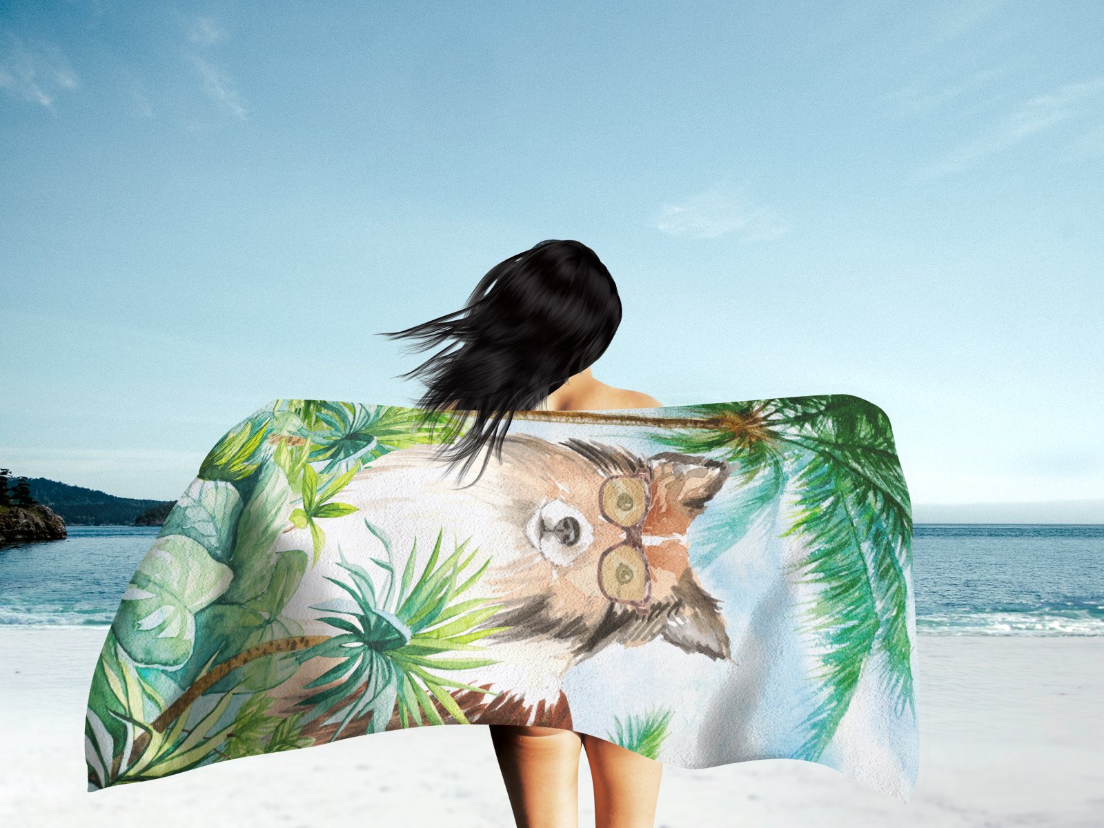 Sheltie Premium Beach Towel CK3000TWL3060 by Caroline's Treasures