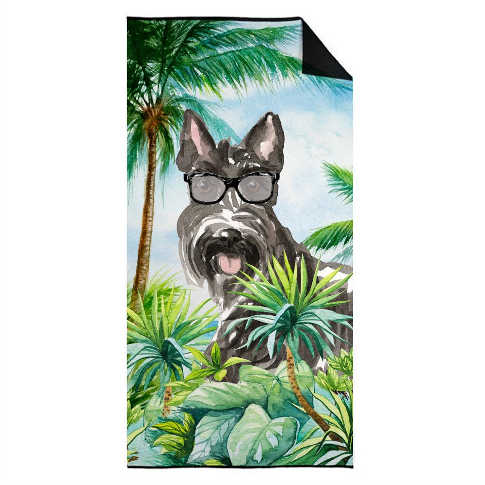 Scottish Terrier Premium Beach Towel CK3001TWL3060 by Caroline's Treasures