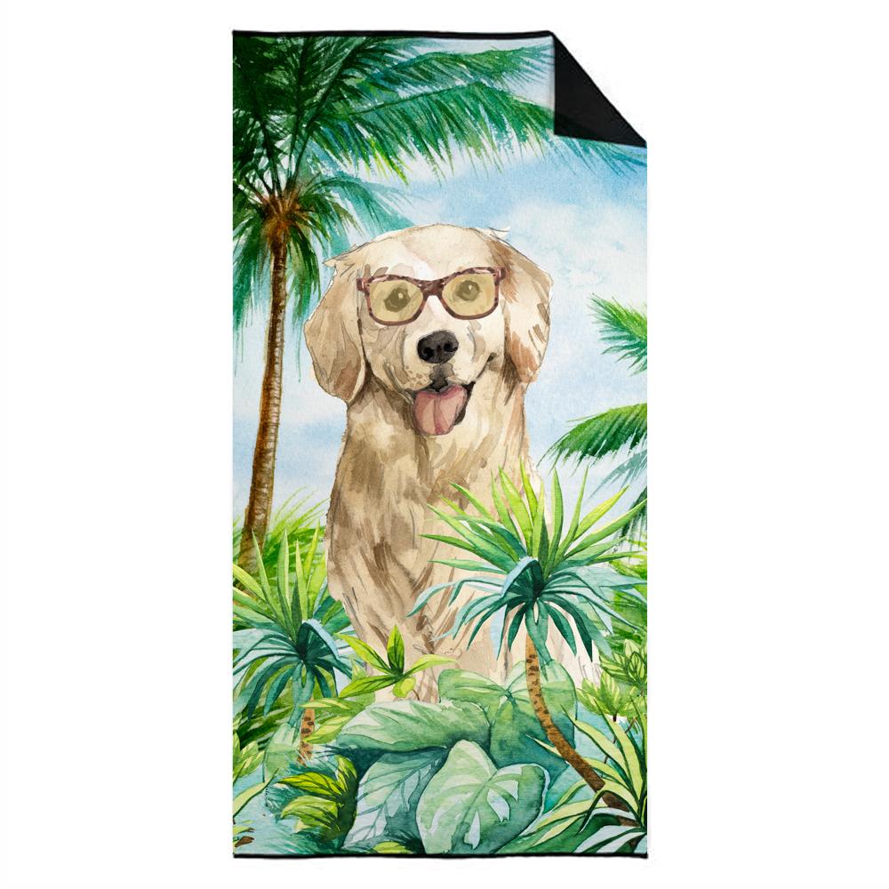 Golden Retriever Premium Beach Towel CK3014TWL3060 by Caroline's Treasures