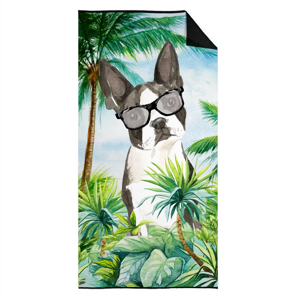 Boston Terrier Premium Beach Towel CK3022TWL3060 by Caroline&#39;s Treasures