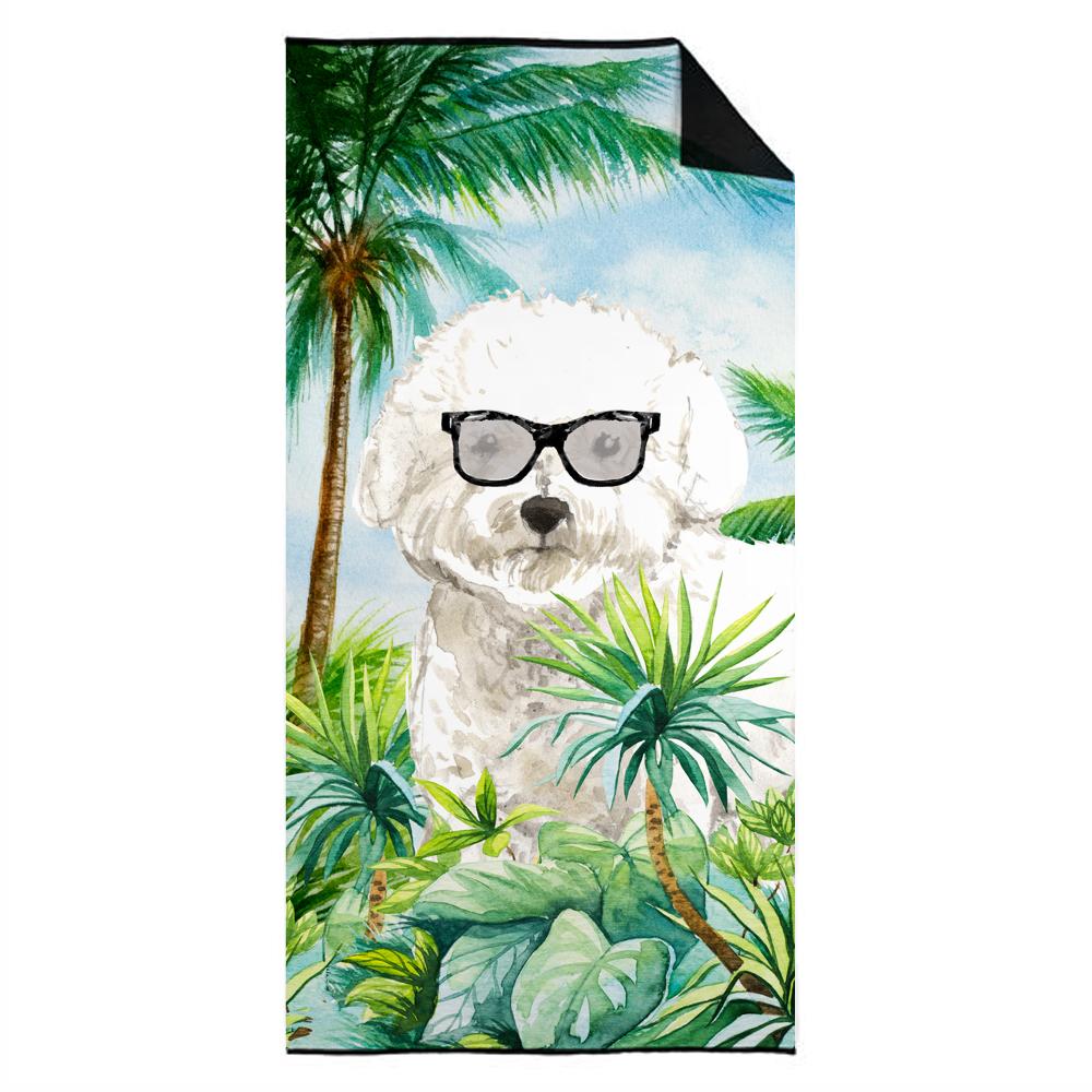 Bichon Frise Premium Beach Towel CK3024TWL3060 by Caroline's Treasures