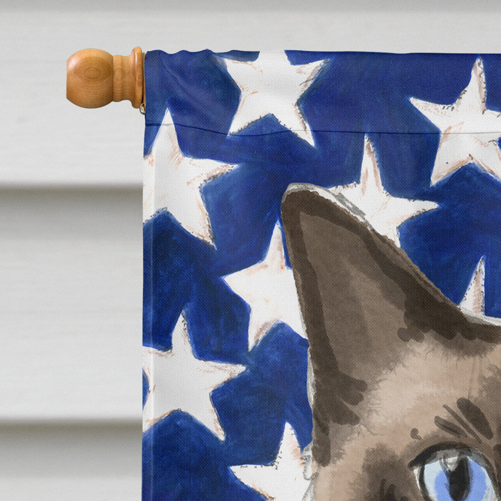 Siamese American Flag Flag Canvas House Size CK3039CHF  the-store.com.