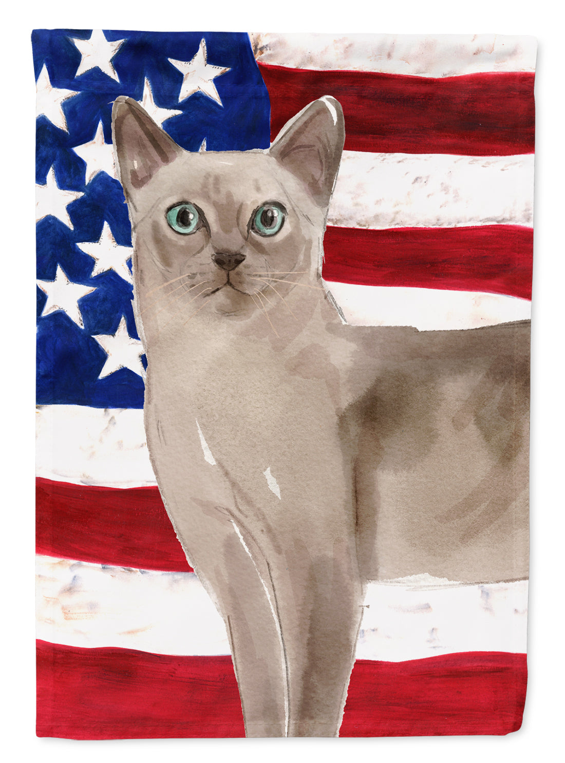 Tonkinese American Flag Flag Garden Size CK3041GF  the-store.com.