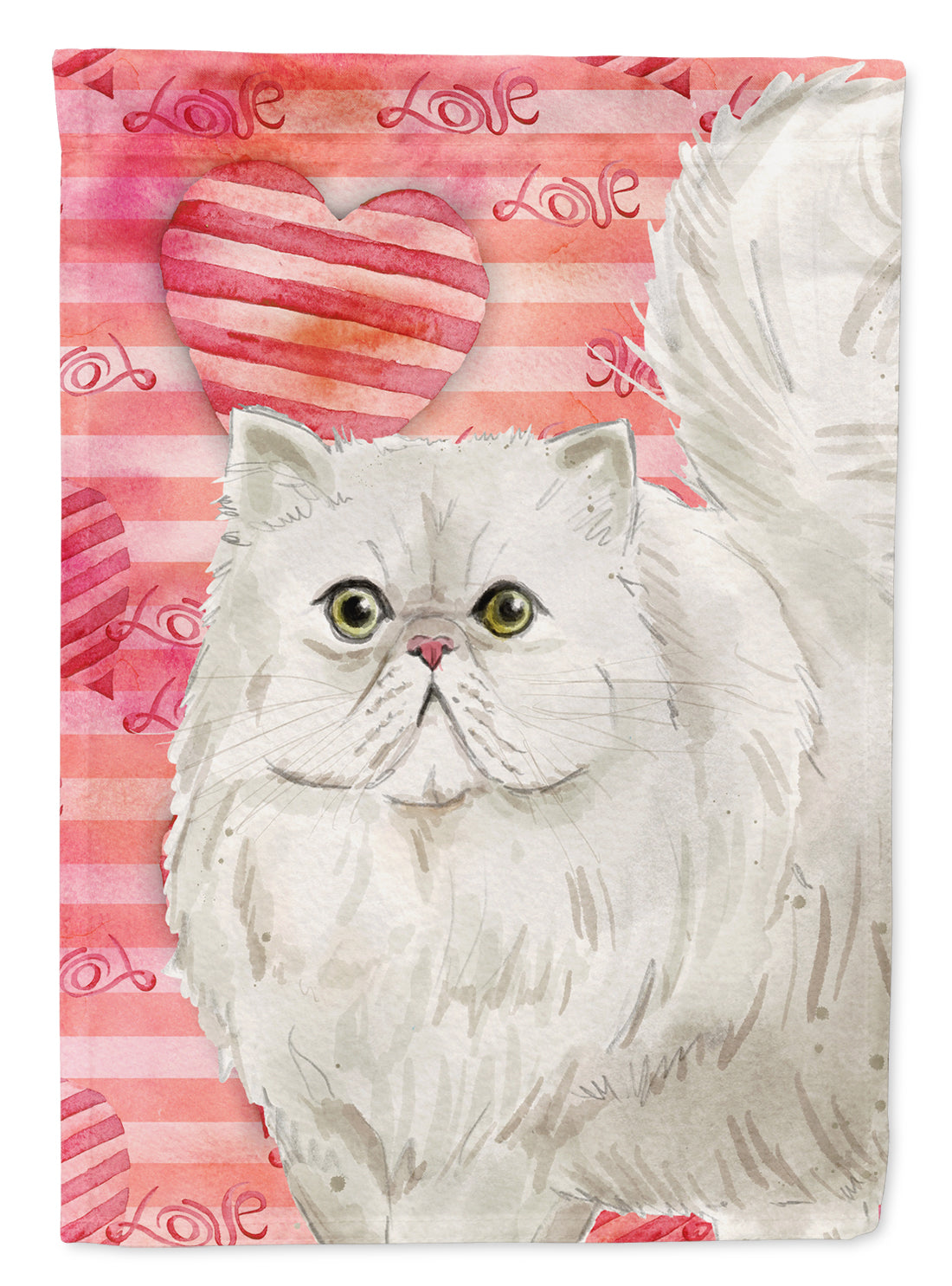 Persian Cat Love Flag Garden Size CK3050GF  the-store.com.