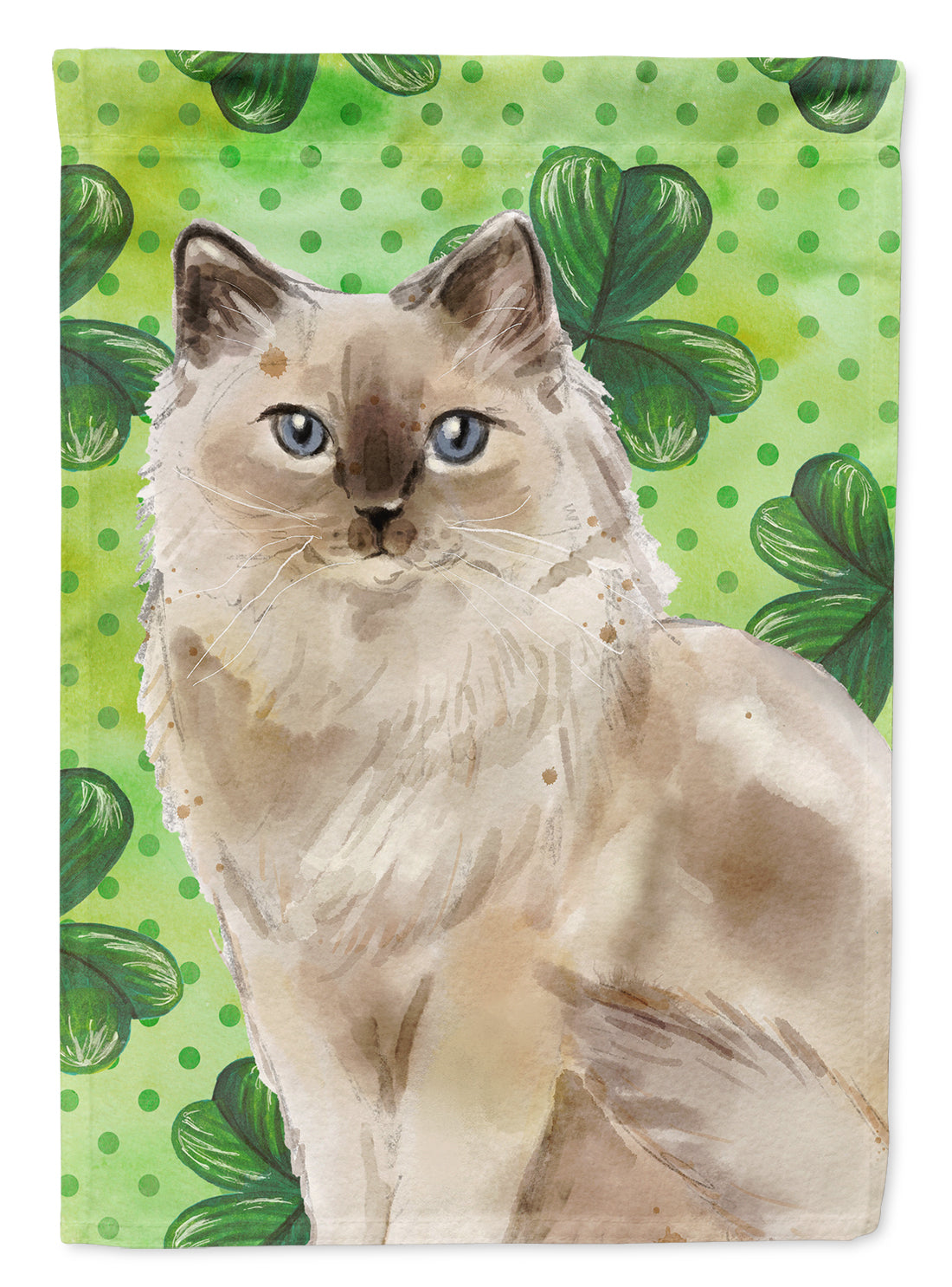 Ragdoll Shamrock Flag Canvas House Size CK3067CHF  the-store.com.