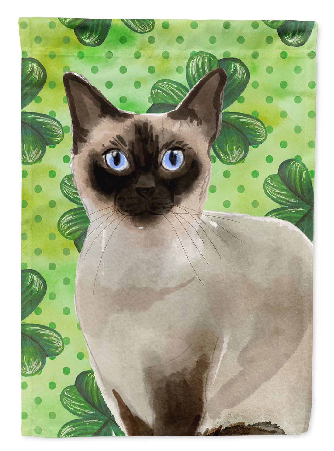 Siamese Shamrock Flag Garden Size CK3069GF  the-store.com.