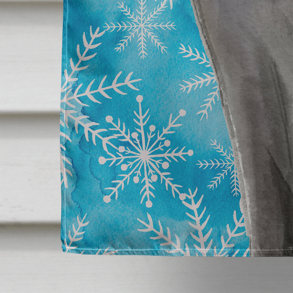 Blue Russian Winter Snowflake Flag Canvas House Size CK3106CHF  the-store.com.
