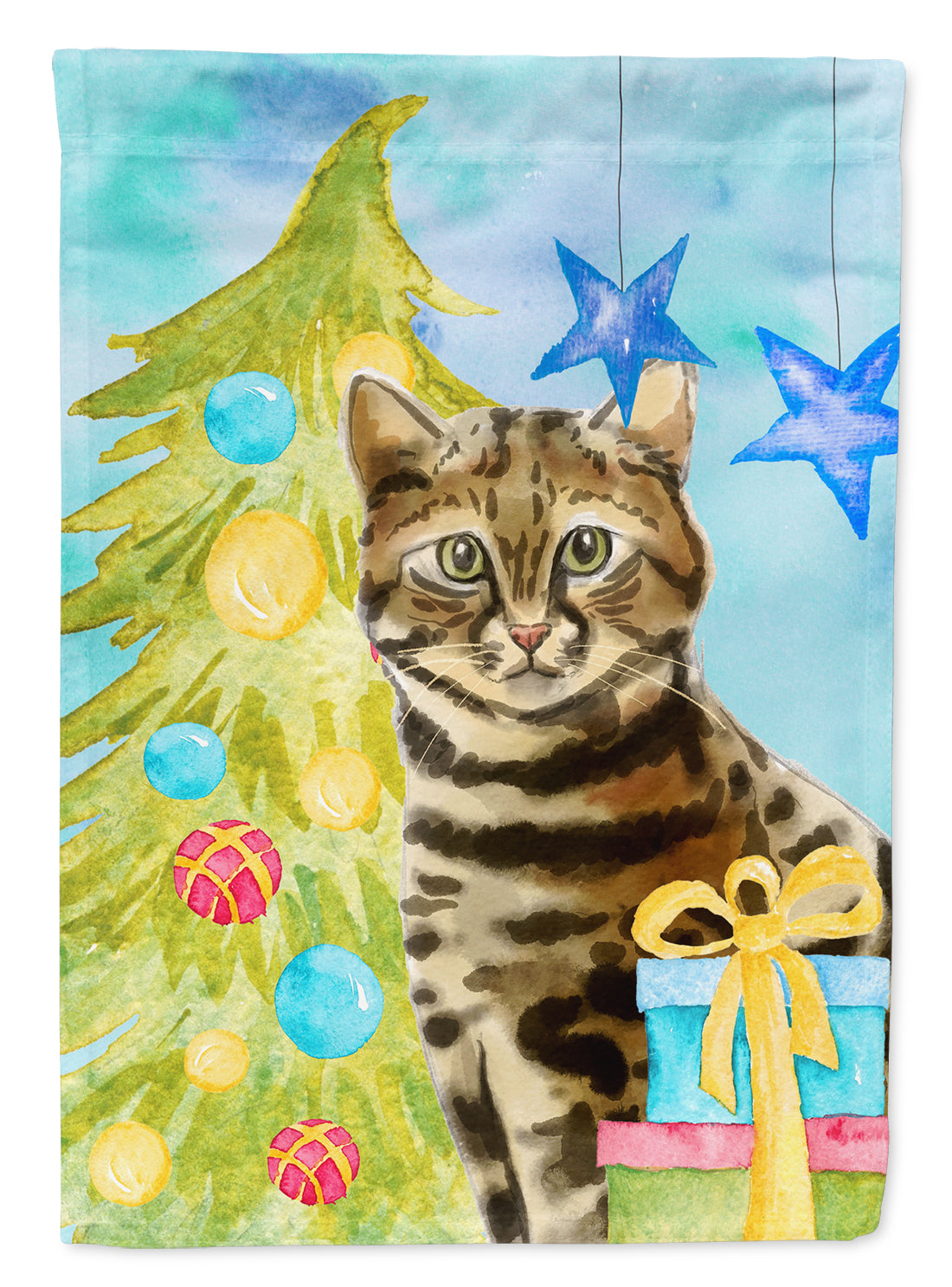 Bengal Christmas Presents Flag Garden Size CK3120GF  the-store.com.