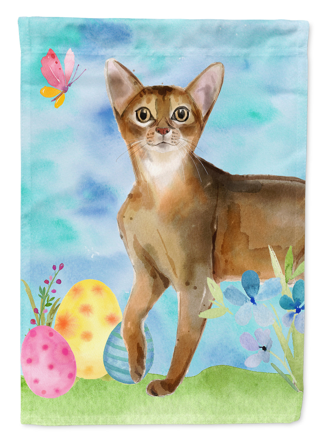 Abyssinian Easter Eggs Flag Garden Size CK3132GF  the-store.com.