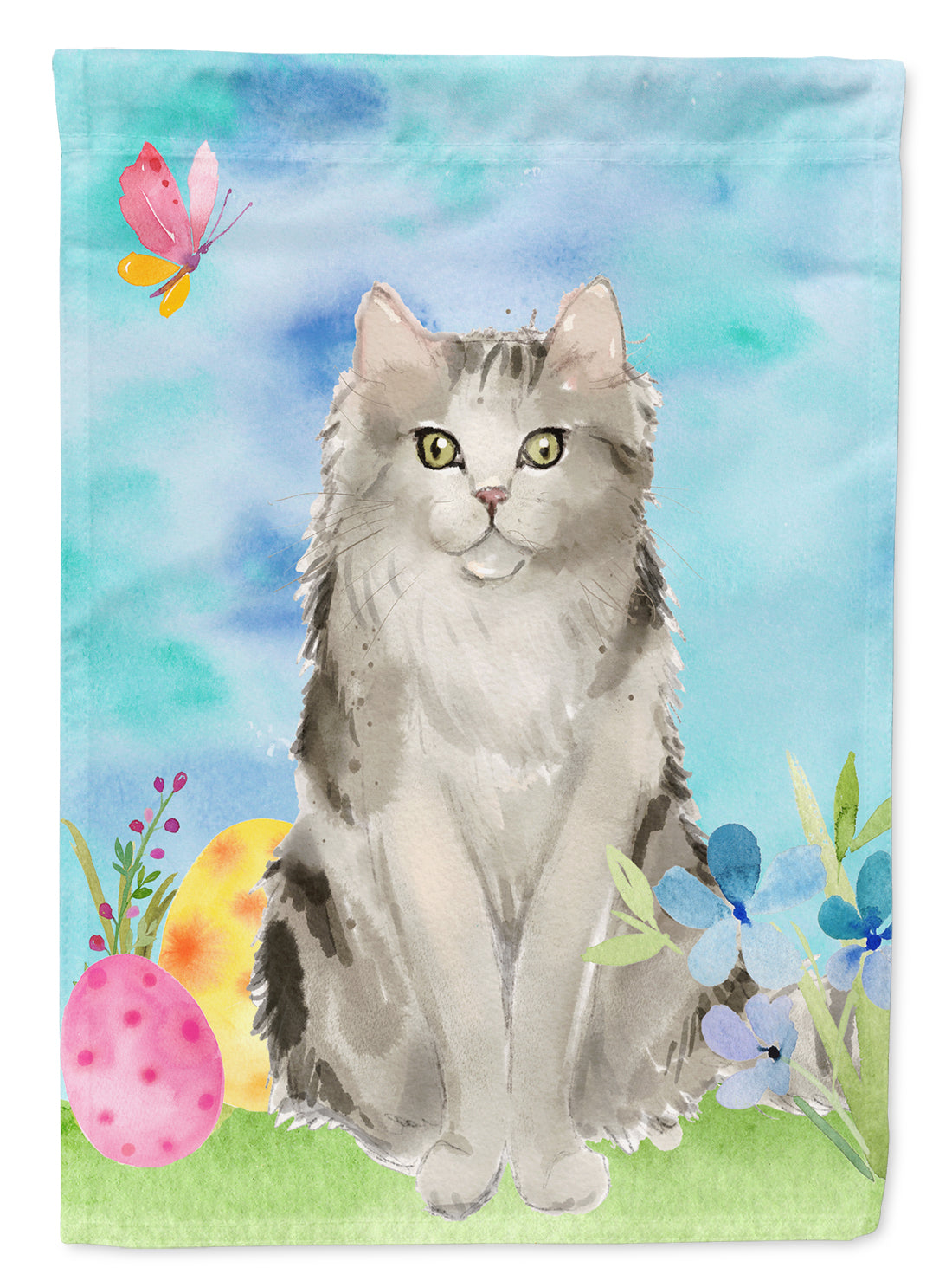 Ragamuffin Easter Eggs Flag Canvas House Size CK3141CHF  the-store.com.