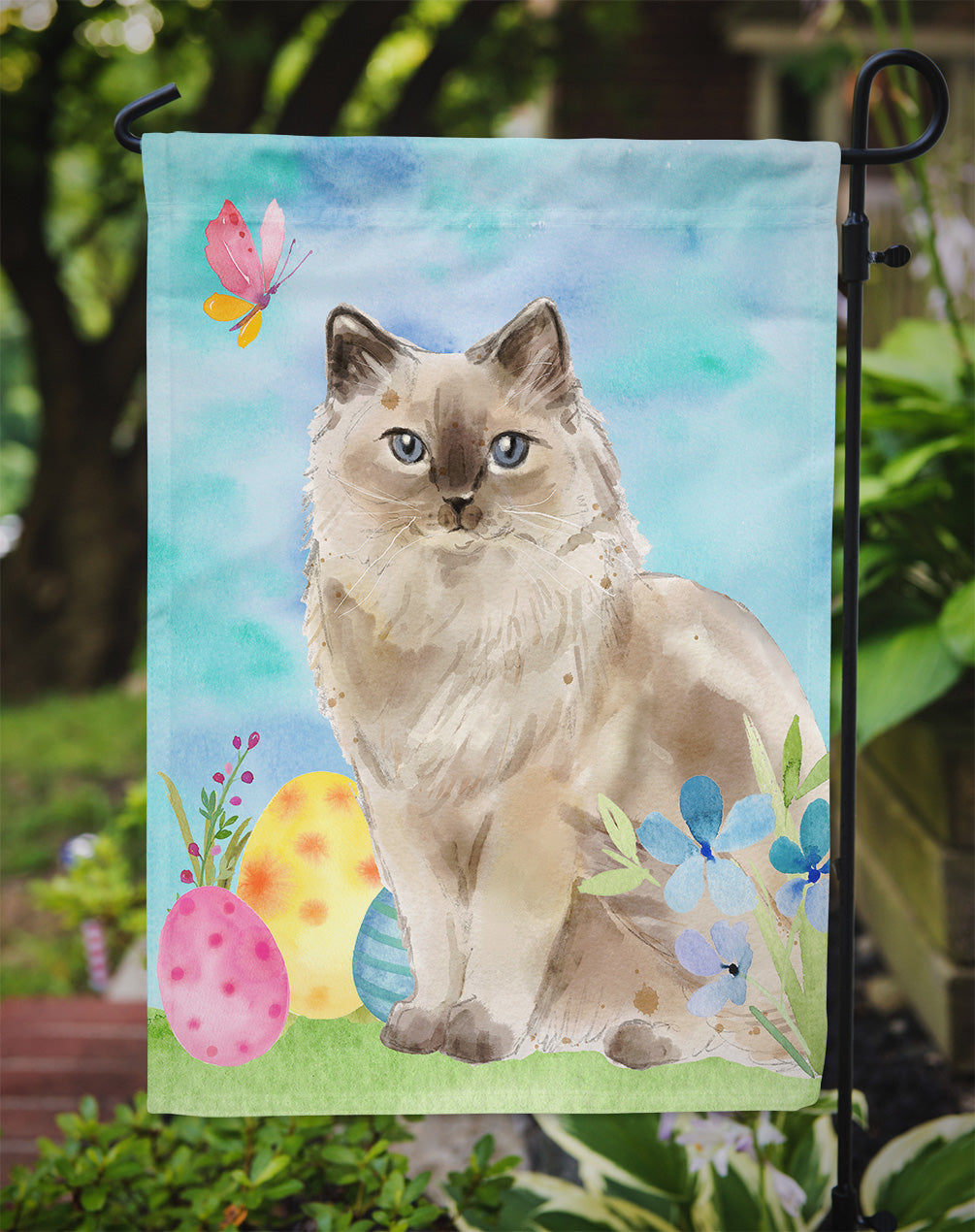 Ragdoll Easter Eggs Flag Garden Size CK3142GF  the-store.com.