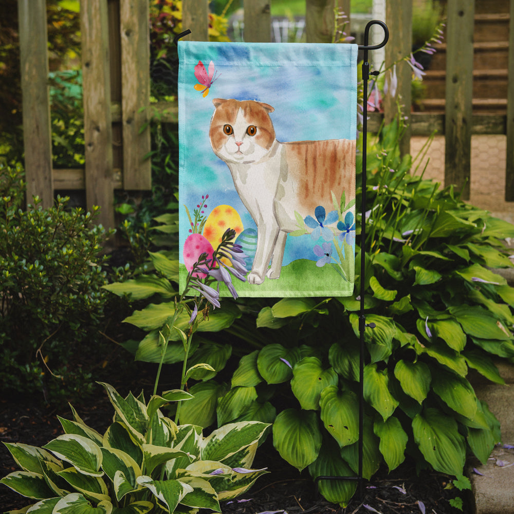 Scottish Fold Easter Eggs Flag Garden Size CK3143GF  the-store.com.