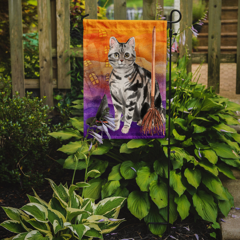 American Shorthair Halloween Flag Garden Size CK3179GF  the-store.com.