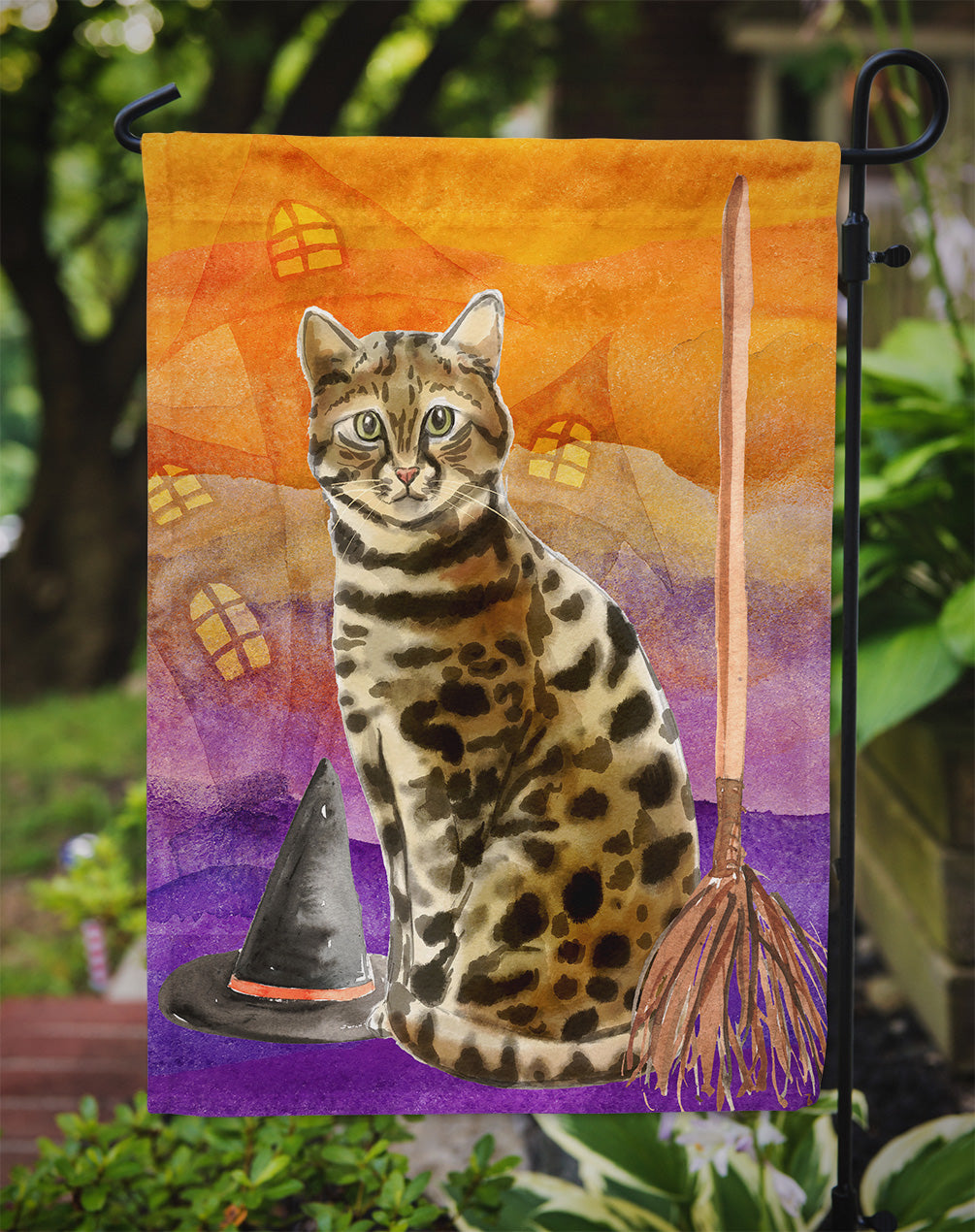 Bengal Halloween Flag Garden Size CK3180GF  the-store.com.