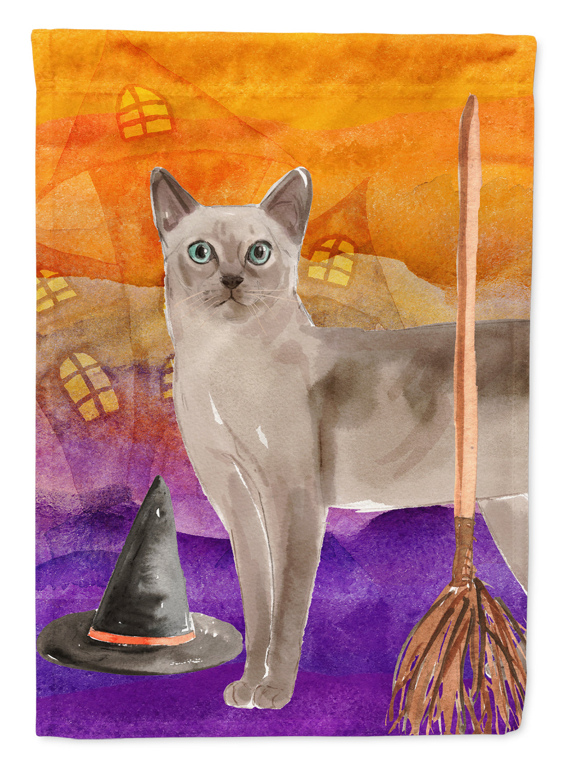 Tonkinese Halloween Flag Canvas House Size CK3191CHF  the-store.com.