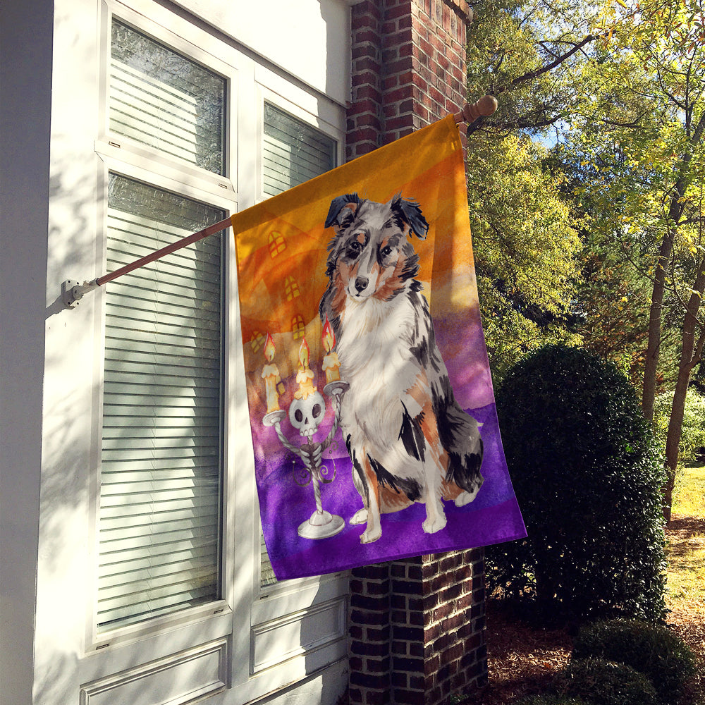 Hallween Australian Shepherd Flag Canvas House Size CK3196CHF  the-store.com.