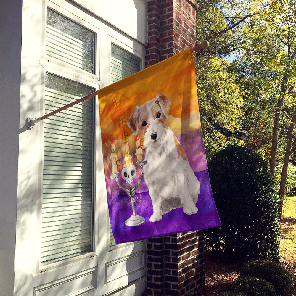 Hallween Jack Russell Terrier Flag Canvas House Size CK3202CHF  the-store.com.