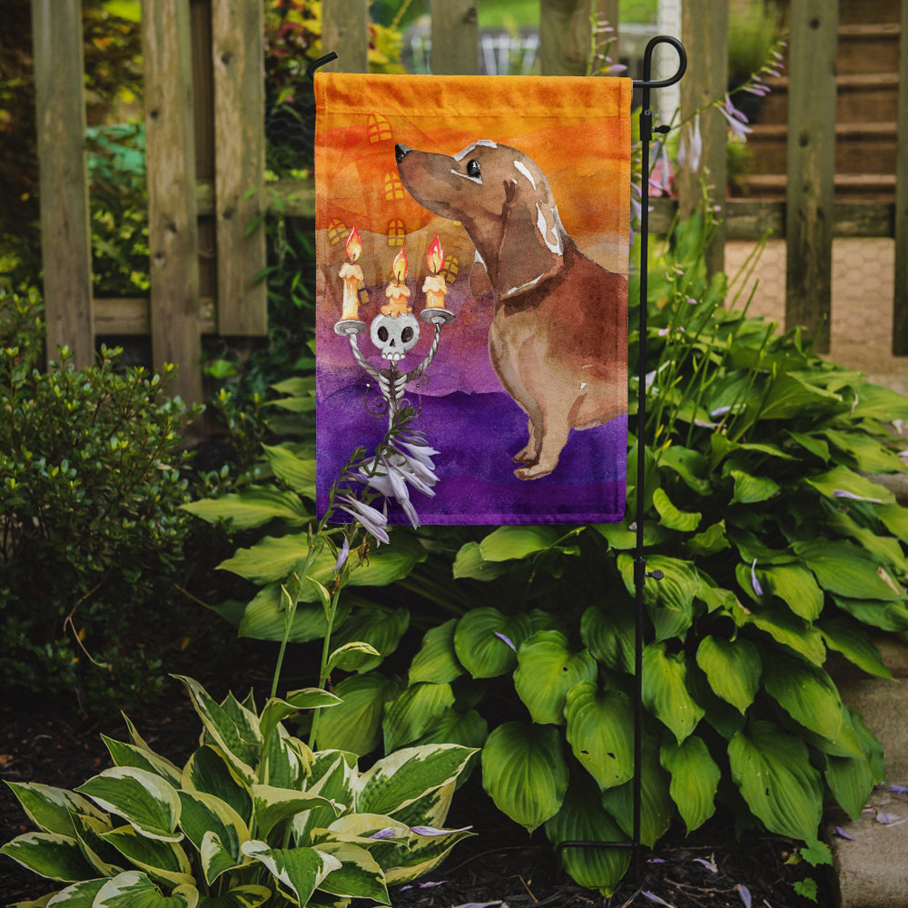 Hallween Red Dachshund Flag Garden Size CK3205GF  the-store.com.