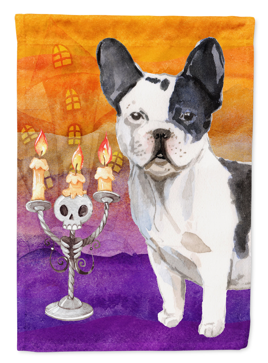 Hallween French Bulldog Flag Garden Size CK3206GF  the-store.com.