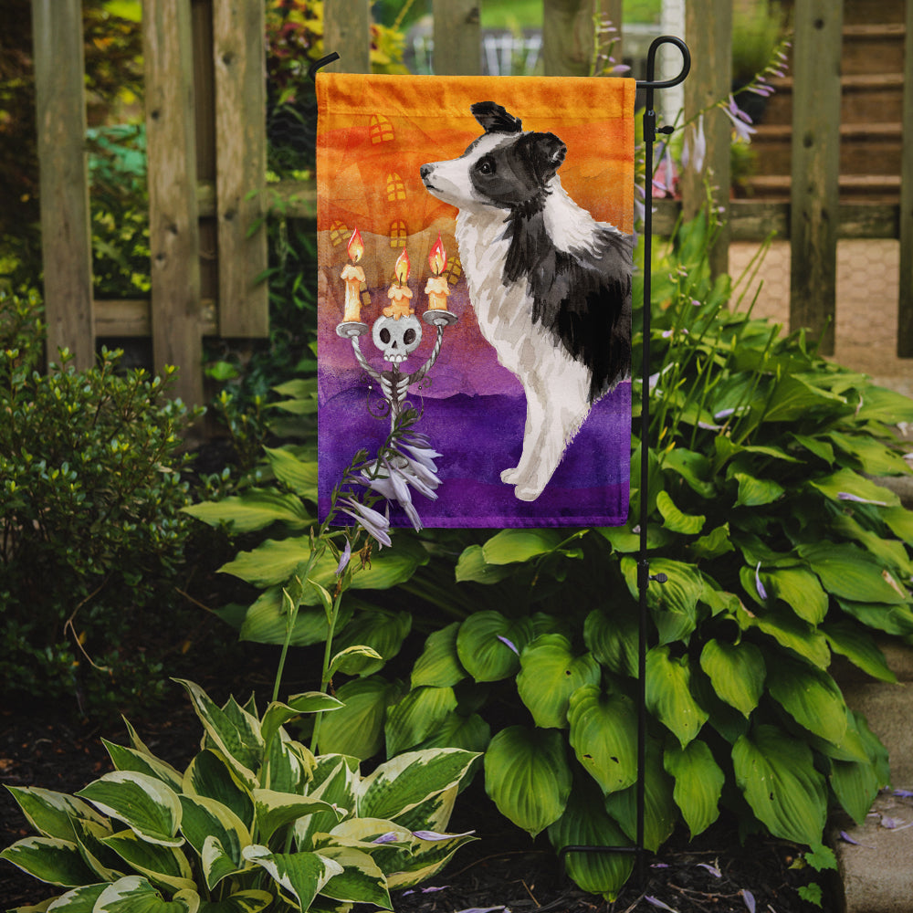 Hallween Border Collie Flag Garden Size CK3207GF  the-store.com.