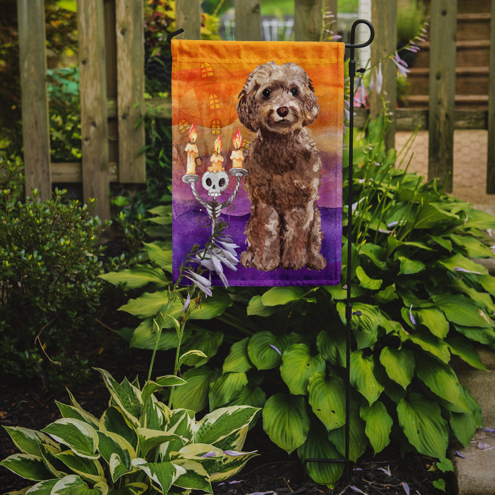 Hallween Brown Cockapoo Flag Garden Size CK3208GF  the-store.com.