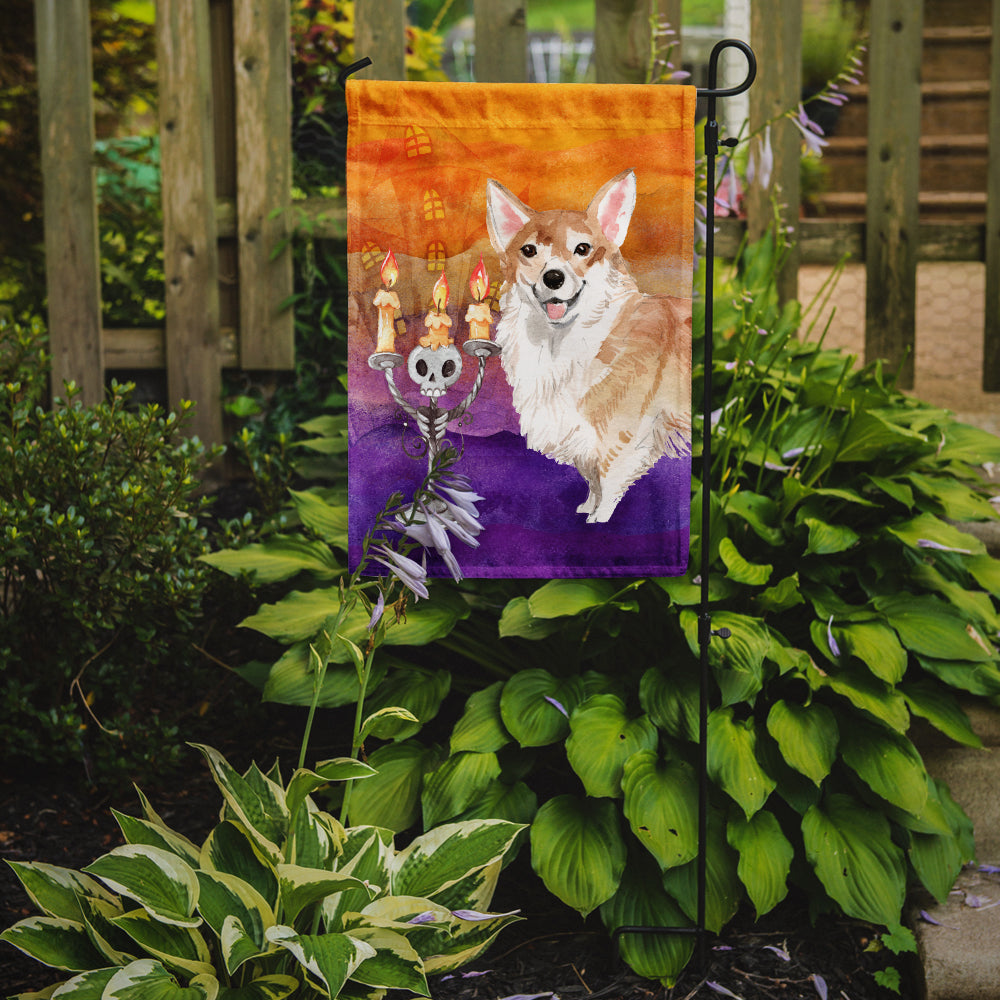 Hallween Corgi Flag Garden Size CK3213GF  the-store.com.