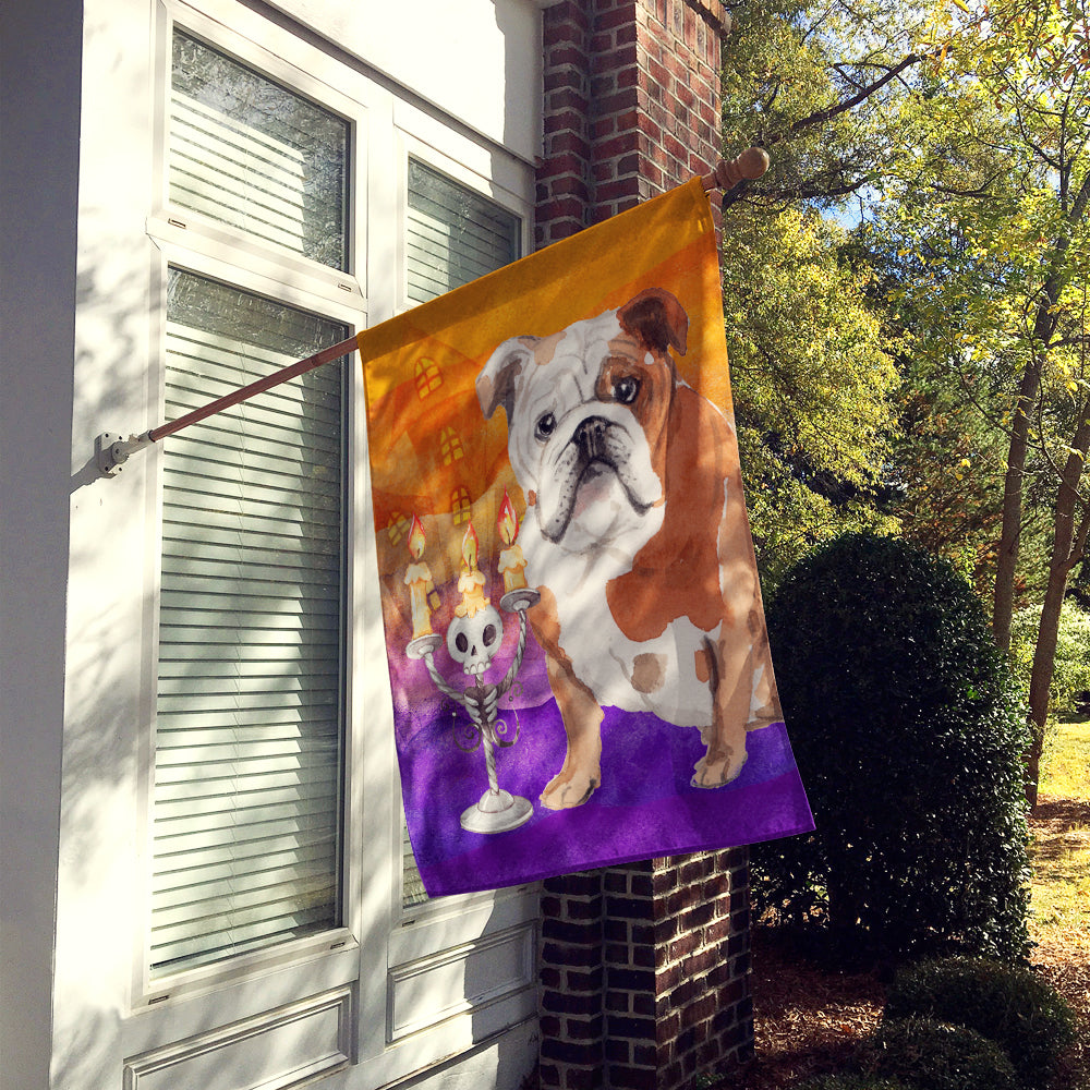 Hallween English Bulldog Flag Canvas House Size CK3215CHF  the-store.com.