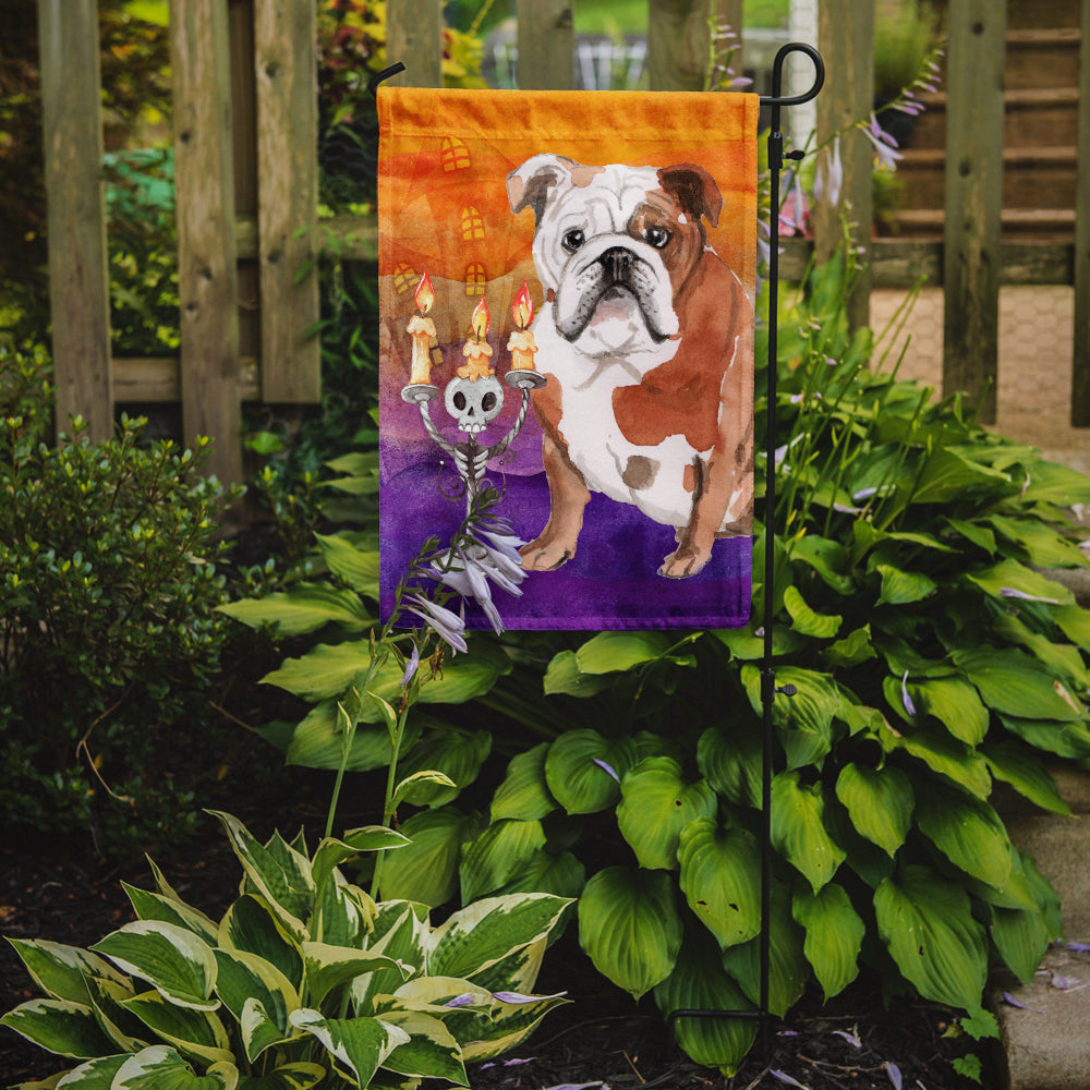 Hallween English Bulldog Flag Garden Size CK3215GF  the-store.com.