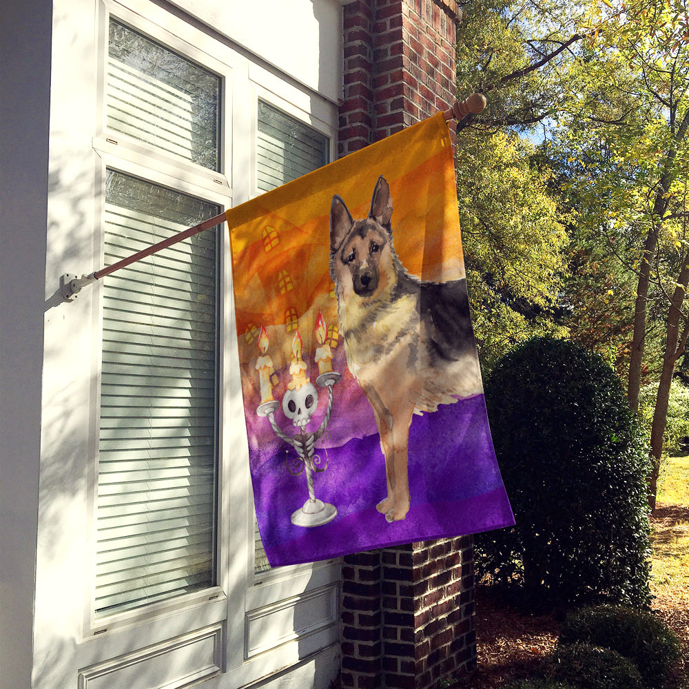 Hallween German Shepherd Flag Canvas House Size CK3217CHF  the-store.com.