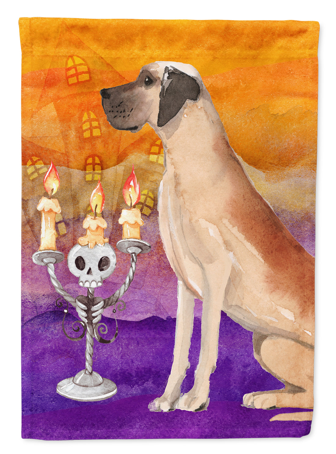 Hallween Great Dane Flag Garden Size CK3218GF  the-store.com.