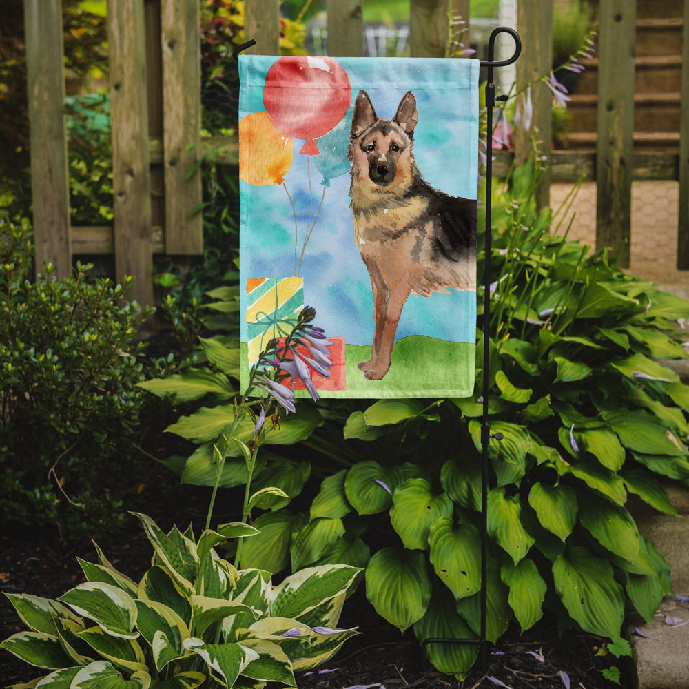 Happy Birthday German Shepherd Flag Garden Size CK3252GF  the-store.com.