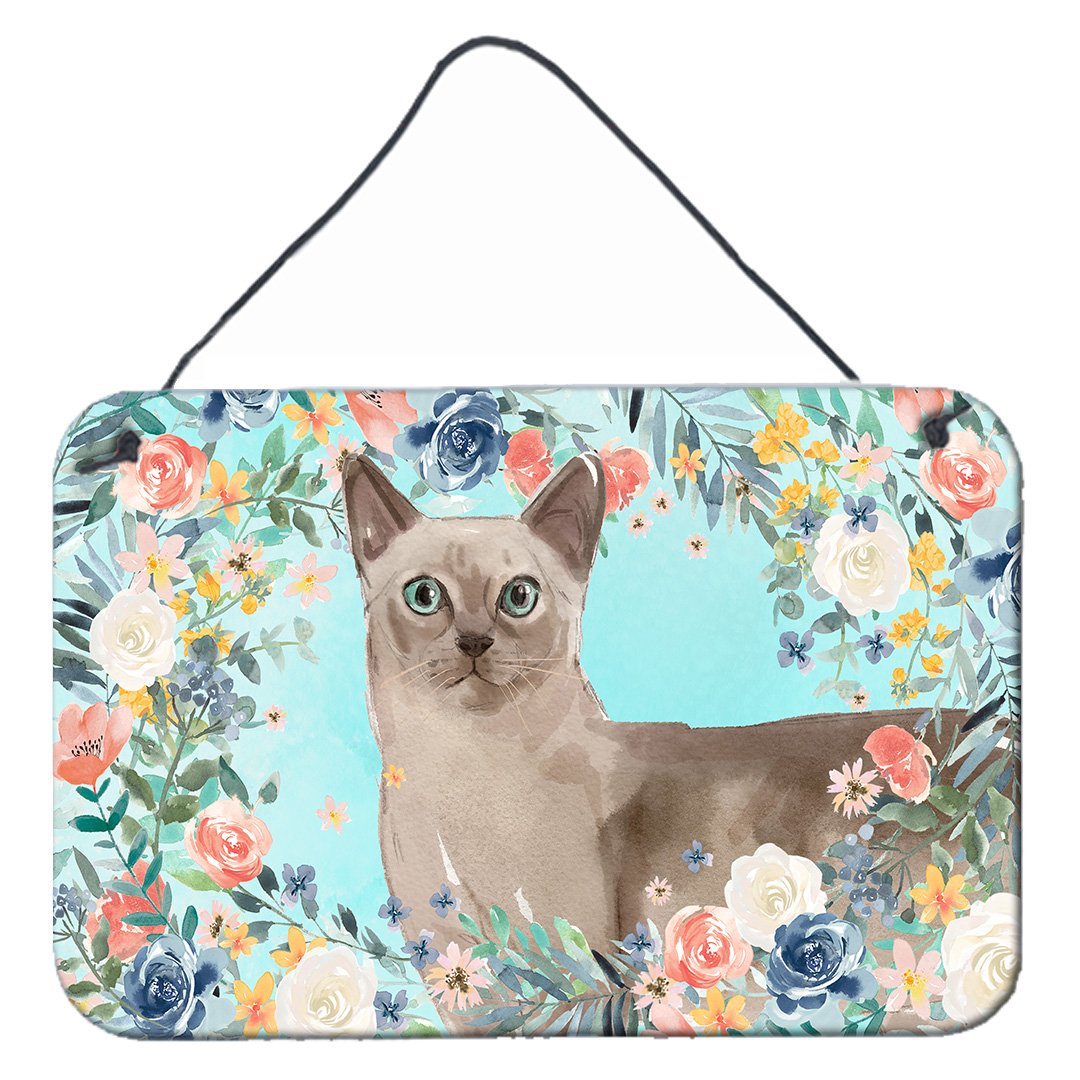 Tonkinese Spring Flowers Wall or Door Hanging Prints CK3400DS812 by Caroline&#39;s Treasures