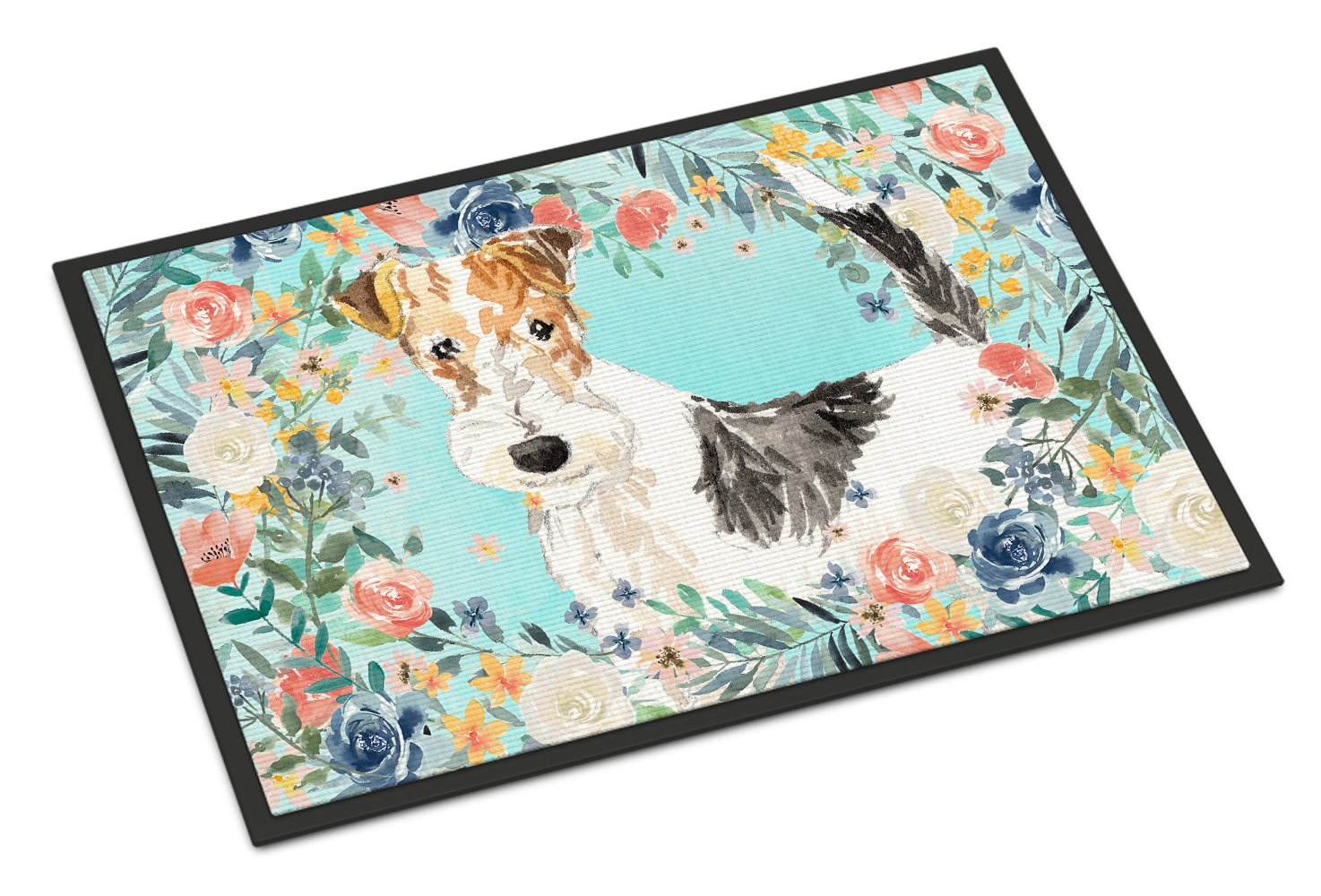 Fox Terrier Indoor or Outdoor Mat 24x36 CK3402JMAT by Caroline's Treasures