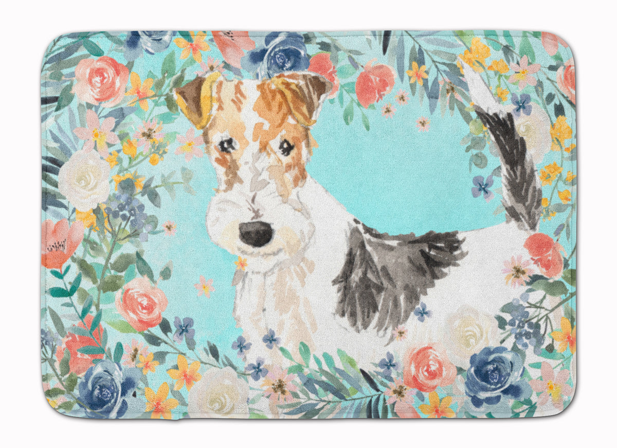 Fox Terrier Machine Washable Memory Foam Mat CK3402RUG - the-store.com