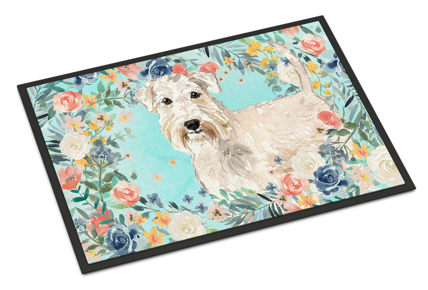 Wheaten Terrier Indoor or Outdoor Mat 18x27 CK3404MAT - the-store.com