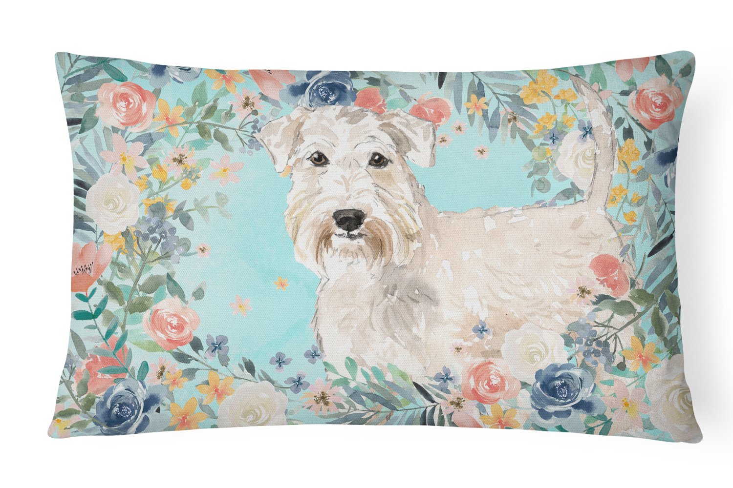 Wheaten Terrier Canvas Fabric Decorative Pillow CK3404PW1216 by Caroline's Treasures