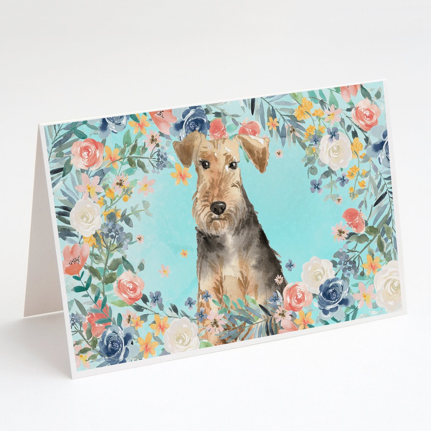 Buy this Airedale Terrier Greeting Cards and Envelopes Pack of 8